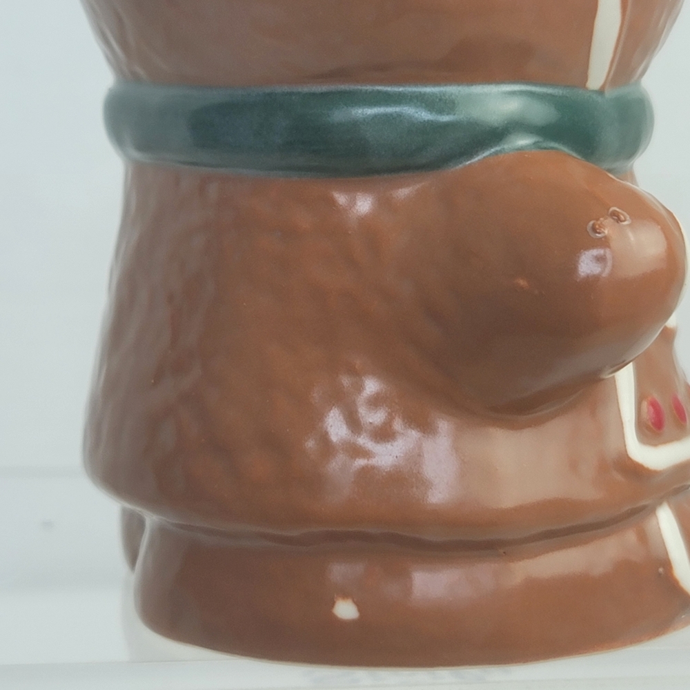 Pottery Barn Holiday Christmas Ms. Spice Gingerbread Candy Cane Handle Mug - Picture 6 of 13